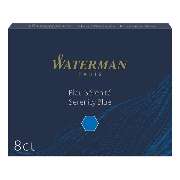 Waterman 8'li Dolma Kalem Kartuşu Mavi - Görsel 2