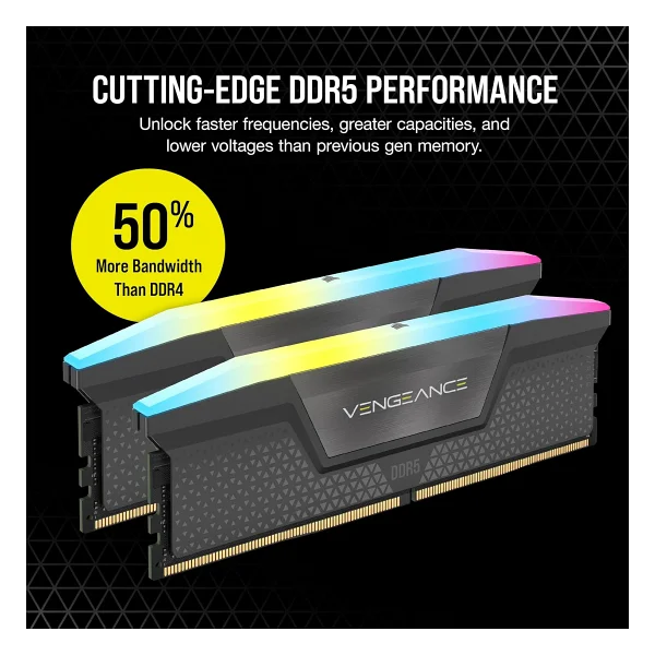 Corsair Vengeance RGB 32 GB 5600 MHz Cl40 Cmh32gx5m1b5600z40 DDR5 RAM - Görsel 3