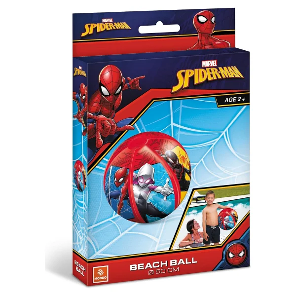 Spiderman Plaj Topu 50 Cm Kırmızı - Görsel 2