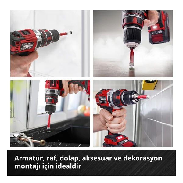 Einhell XS-CASE 49500404 4 Parça Elmas Fayans Matkap Ucu Seti - Görsel 5