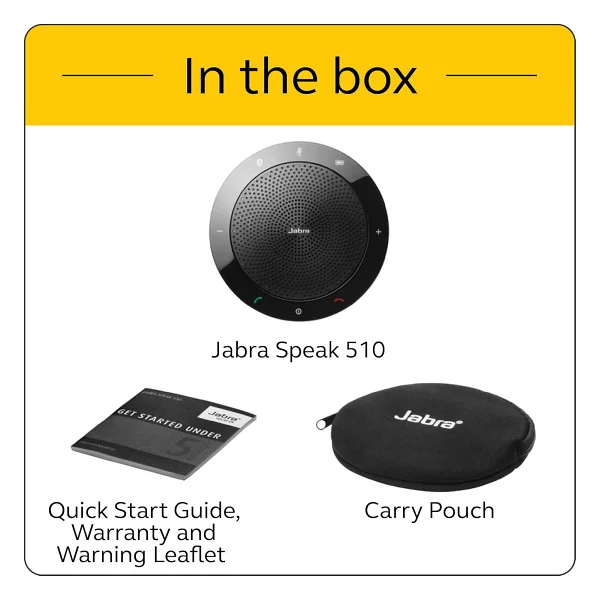 Jabra Speak 510 Uc USB Ms Konferans Telefonu - Görsel 5