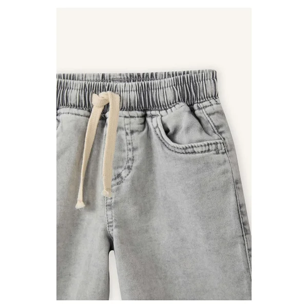 DeFacto Beli Lastikli Jean Pantolon Erkek Bebek G7555A526SP - Görsel 5
