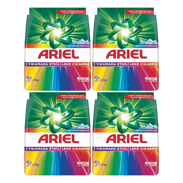 Ariel AquaPudra Dağ Esintisi Renkliler için 1.5 kg Toz Deterjan - Görsel 7