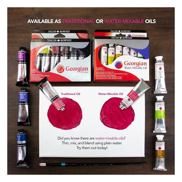 Daler-Rowney Georgian 38 Ml Yağlı Boya N:505 Cadmium Red Light Hue - Görsel 4
