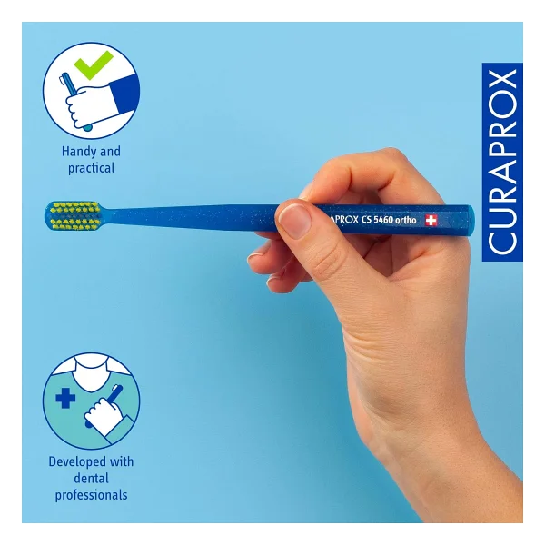Curaprox Cs 5460 Ortho Lacivert Diş Fırçası - Görsel 4