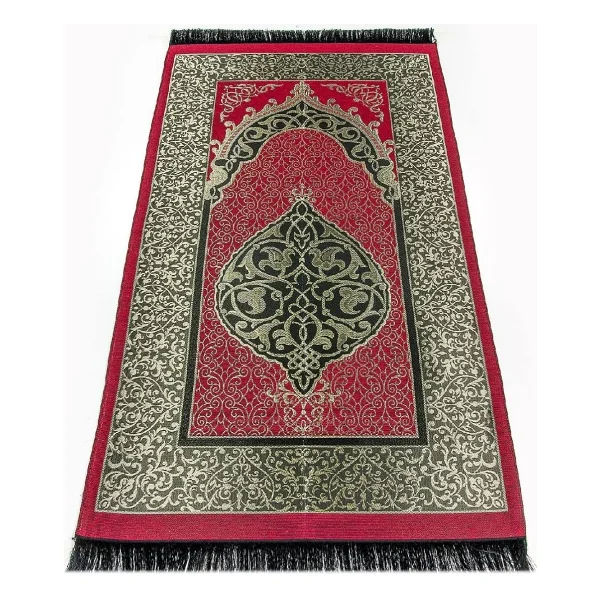 ihvan online Ekonomik Osmanlı Tafta Seccade - 0150 (Yeşil) - Görsel 6