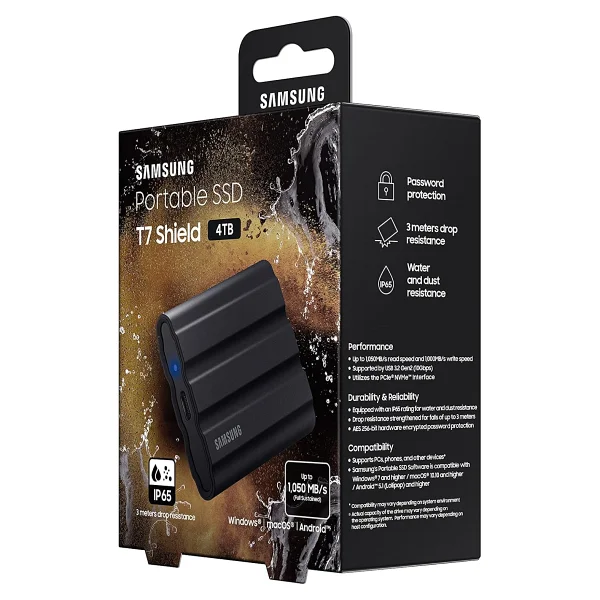 Samsung T7 Shield Mu-Pe4t0s/Ww USB 3.2 4 TB Taşınabilir SSD - Görsel 5