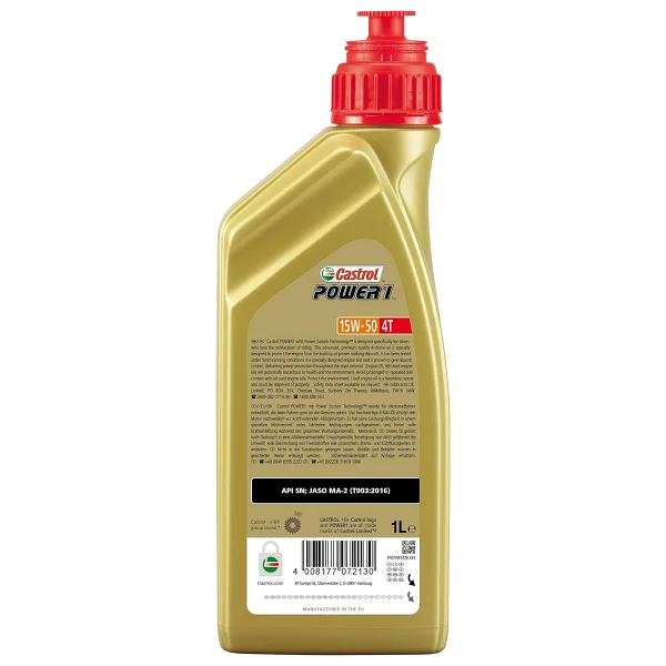 Castrol Power1 15w-50 4t 1 Lt Motosiklet Yağı - Görsel 2