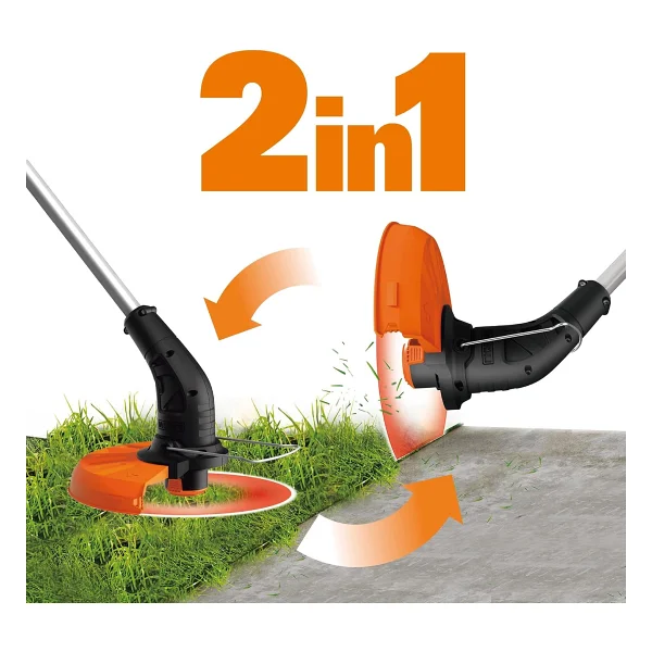 Worx WG927E 40 V Çift Akülü 2 Ah Çim Biçme Makinesi + WG157E.9 Misinalı Kenar Kesme Makinesi - Görsel 8