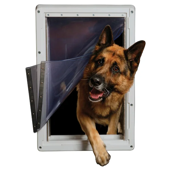 Ideal Pet Products Designer Series Ruff-Weather Teleskopik Çerçeveli Evcil Hayvan Kapısı, Süper Büyük, 38 Cm X 59 Cm Kapak Boyutu - Görsel 2