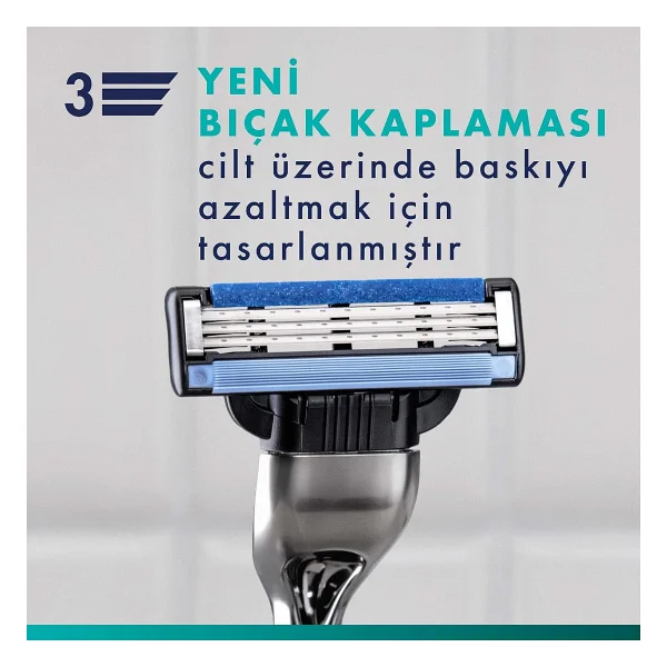 Gillette Mach3 4'lü Yedek Tıraş Bıçağı - Görsel 5