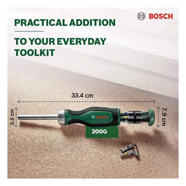 Bosch 1600a02bx2 12 Parça Cırcırlı Tornavida Seti - Görsel 9