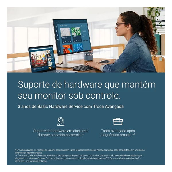 Dell Pro P2725qe 27" 5 Ms 4K Pivot Ips 100 Hz Monitör - Görsel 2