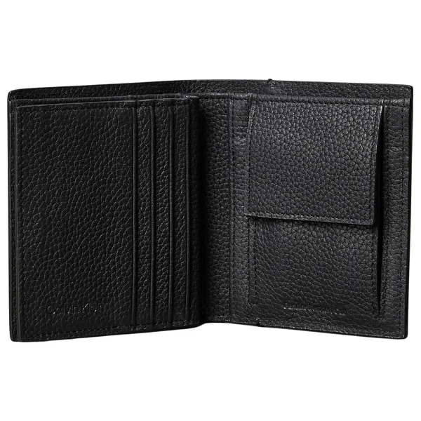 Calvin Klein Foıl Emboss Slim Trıfold W Card Cüzdan Erkek Black Tek Beden - Görsel 3
