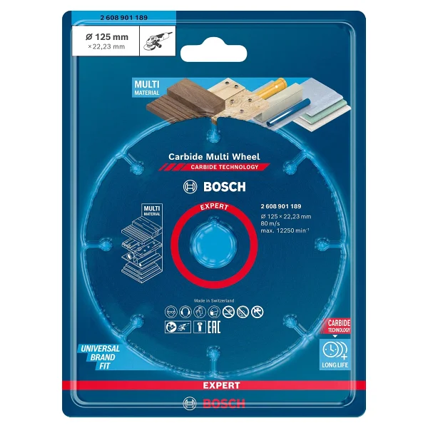 Bosch Expert Carbide Multi Wheel X-Lock 2608901193 125x22.23 Mm Kesici Disk - Görsel 2