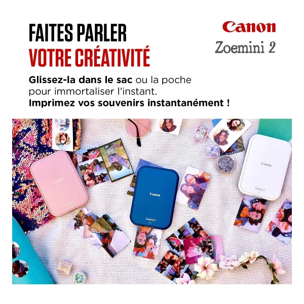 Canon Zoemini 2 Pembe Fotoğraf Yazıcısı - Görsel 8