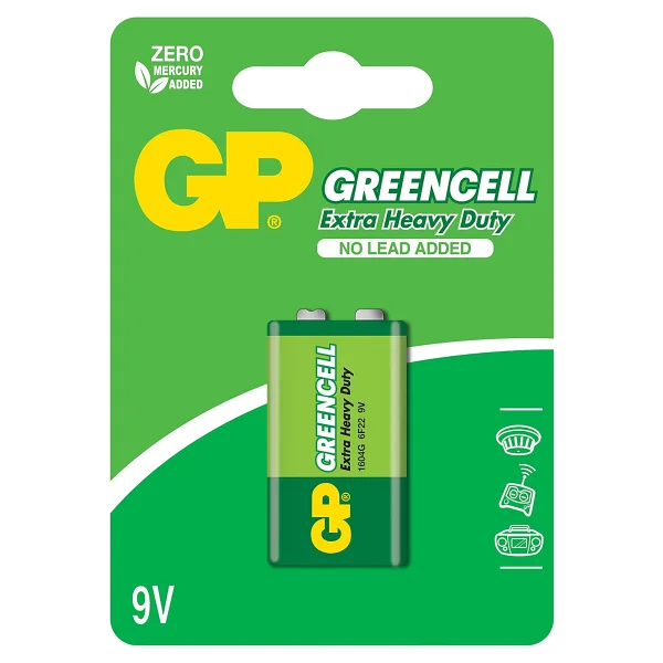 Gp Greencell 1604g 10'lu Çinko 9v Pil - Görsel 3