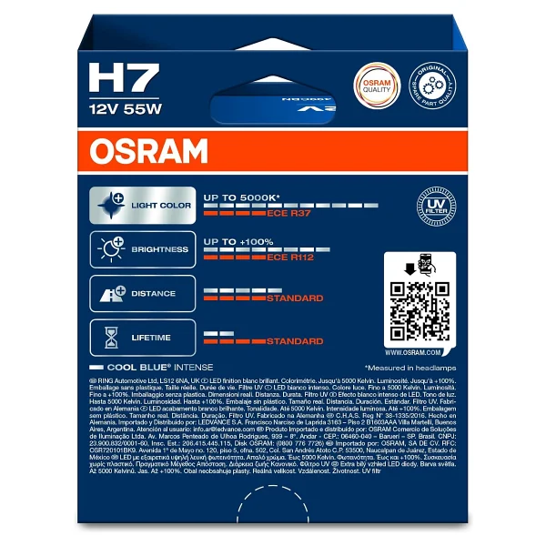 Osram Cool Blue Intense H7 5000k 64210cbn 55 W 2'li Oto Ampul - Görsel 4