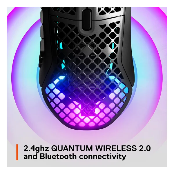 Steelseries Aerox 9 RGB Makrolu Şarjlı Optik Kablosuz Oyuncu Mouse - Görsel 7