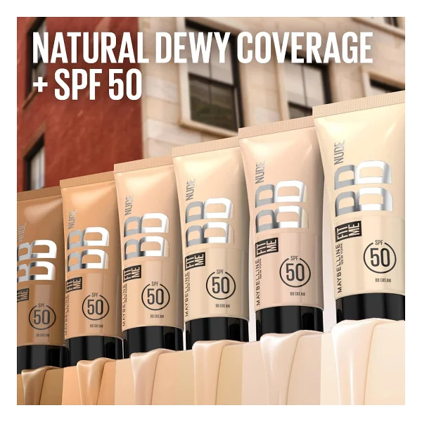 Maybelline New York Fit Me Nude 30 Orta Ton Spf 50 30 Ml Bb Krem - Görsel 5