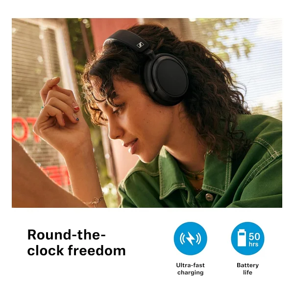 Sennheiser Accentum Plus Beyaz Kulak Üstü Bluetooth Kulaklık - Görsel 4