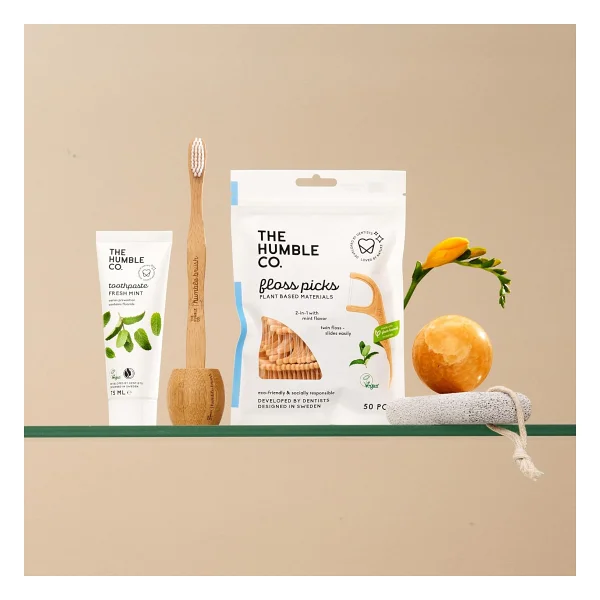 The Humble Co. Nane Aromalı 50'li Kürdanlı Diş İpi - Görsel 6