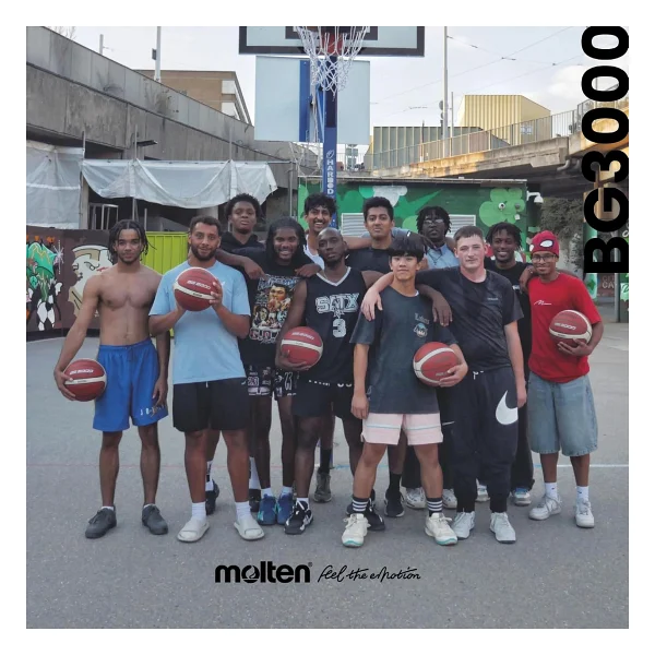 Molten BG3000 basketbol topu, iç ve dış mekanlar için, kauçuk, boyut 7, turuncu/fildişi rengi, 14 yaşından büyük erkek ve yetişkinler için uygundur - Görsel 2