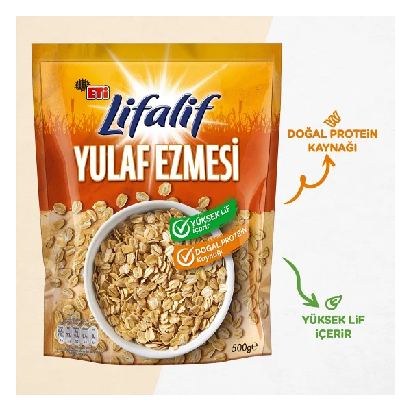 Eti Lifalif 500 Gr Yulaf Ezmesi - Görsel 2