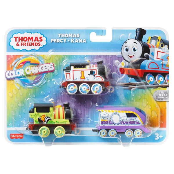 Thomas Ve Arkadaşları Renk Değiştiren Küçük Trenler 3'lü Paket Hnp82 - Görsel 6