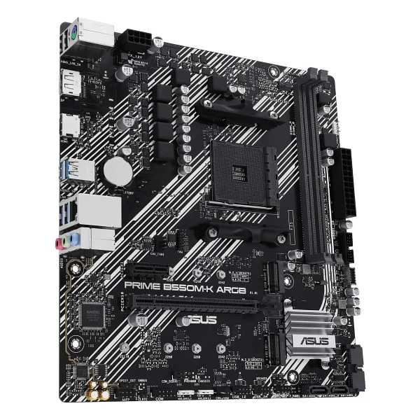 Asus Prime B550M-K ARGB B550 2xDDR4 DP/HDMI 2xM.2 AM4 Anakart - Görsel 5