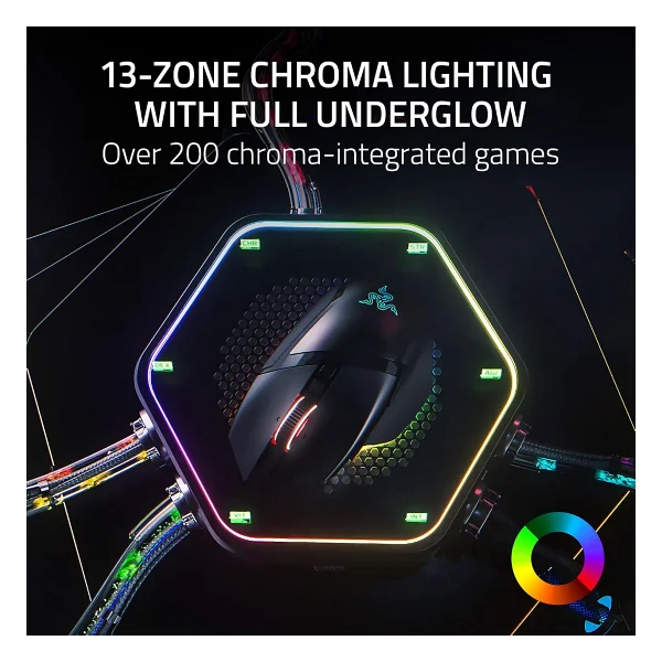 Razer Basilisk V3 Pro Rz01-04620100-R3g1 Siyah RGB Optik Kablolu/Kablosuz Oyuncu Mouse - Görsel 5