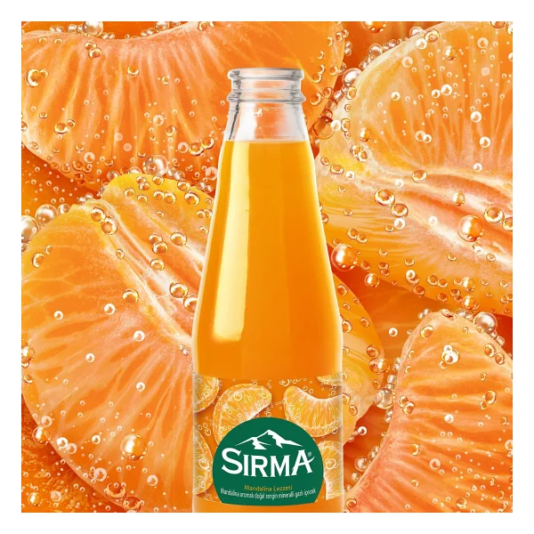 Sırma C Vitaminli Mandalina Aromalı 200 ml 24'lü Paket Maden Suyu - Görsel 5