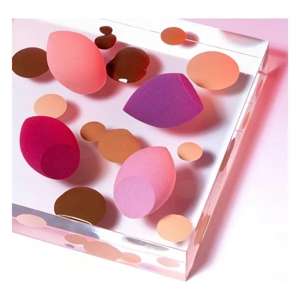Real Techniques Real Techniques 4 Mini Miracle Complexion Sponges - 4 lü Makyaj Süngeri 1 Paket (1 x 1 Adet) - Görsel 9
