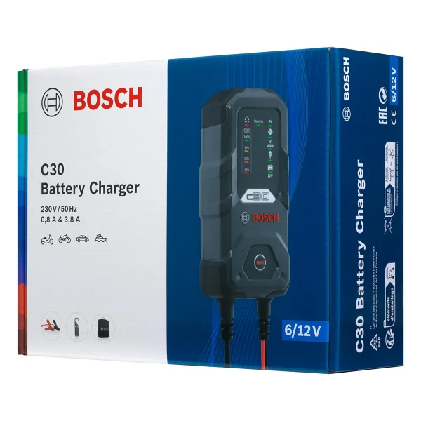 Bosch C30 6/12 V 3.8 A Akü Şarj Cihazı - Görsel 2