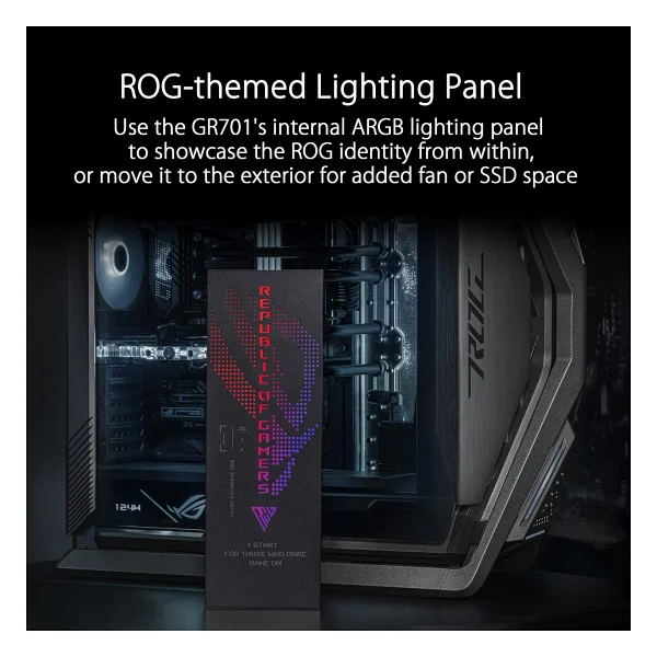 Asus ROG Hyperion GR701 Fanlı E-ATX Oyuncu Kasası - Görsel 5