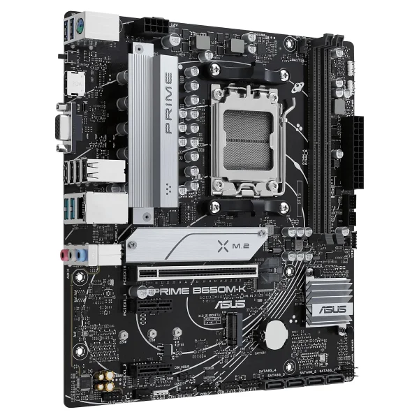 Asus Prime B650M-K 2xDDR5 VGA HDMI 2xM.2 AM5 Anakart - Görsel 6