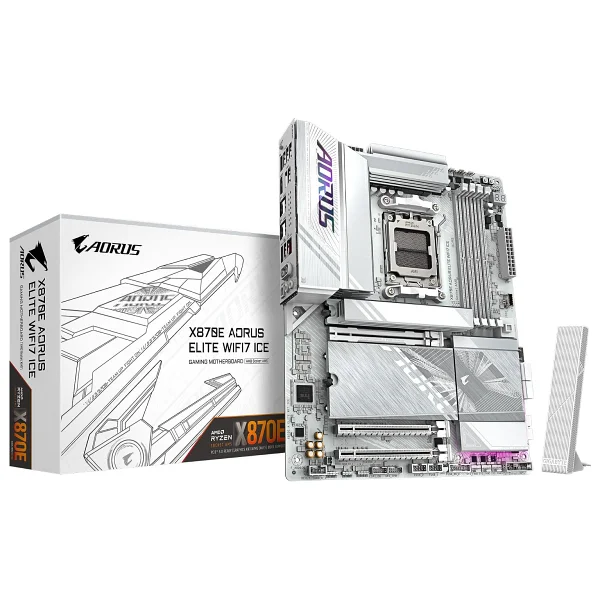 Gigabyte X870 Aorus Elite Wıfı7 Ice AMD Am5 DDR5 Atx Anakart - Görsel 6