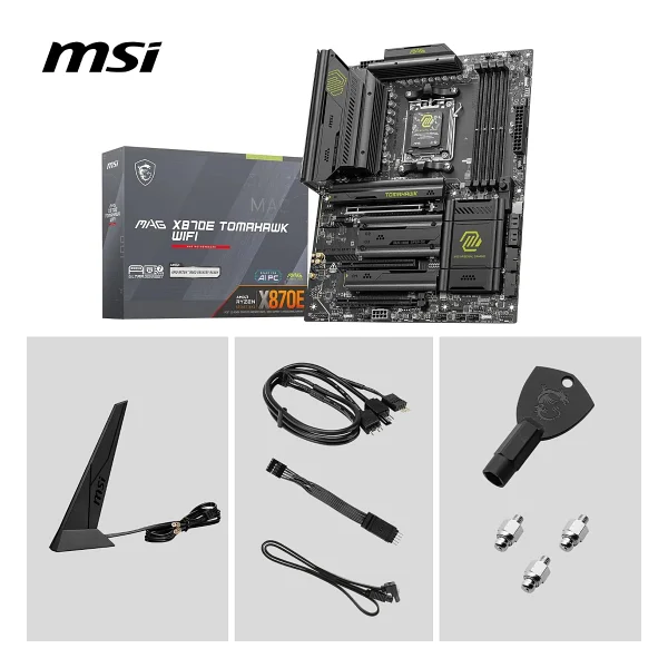 Msı Mag X870e Tomahawk Wi-Fi AMD Am5 DDR5 Atx Anakart - Görsel 7