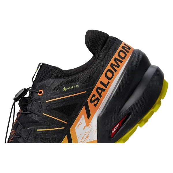 Salomon Speedcross 6 Gore-Tex L47465400 Siyah-Sarı Erkek Koşu Ayakkabısı - Görsel 7