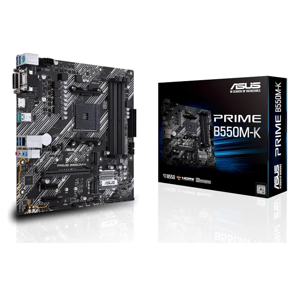 Asus Prime B550M-K ARGB B550 2xDDR4 DP/HDMI 2xM.2 AM4 Anakart - Görsel 9