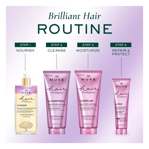 Nuxe Hair Prodigieux High Shine Le Demelant Yüksek Parlaklık Saç Kremi 200 Ml - Görsel 6