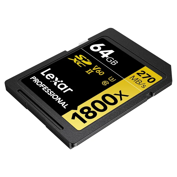 Lexar Gold Series 1800x Lsd1800064g Class 10 Uhs-Iı U3 V60 64 GB Hafıza Kartı - Görsel 6