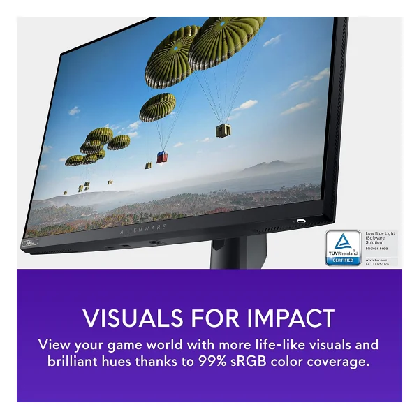 Dell Alienware Aw2524hf 24.5" 0.5 Ms Full HD Pivot Ips 480 Hz / 500 Hz Oc Oyuncu Monitörü - Görsel 4