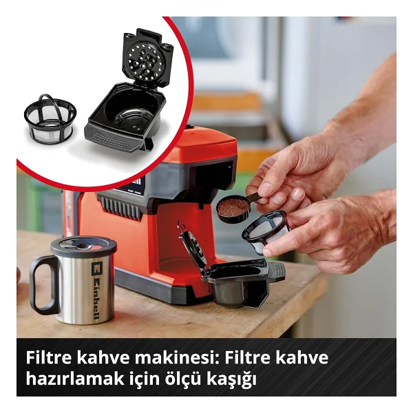 Einhell Te-Cf 18 Li Aküsüz Kahve Makinesi - Görsel 5