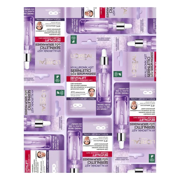 L'oreal Paris Revitalift Filler Serinletici Kağıt Göz Serum Maskesi - Görsel 7