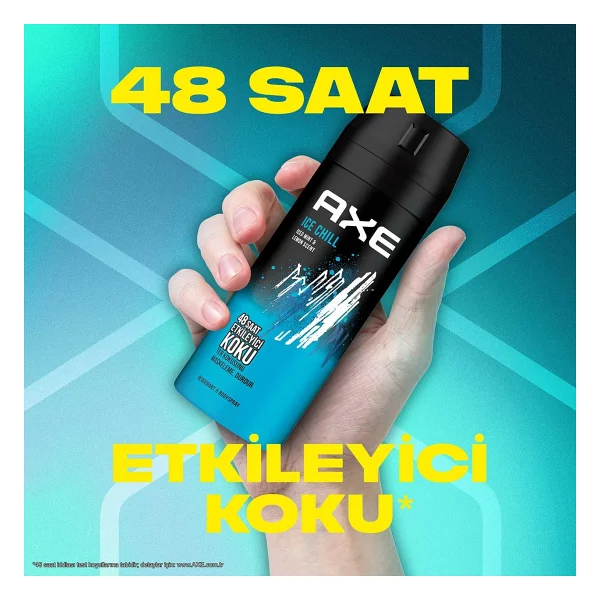 Axe Ice Chill 150 ml Erkek Deodorant - Görsel 6