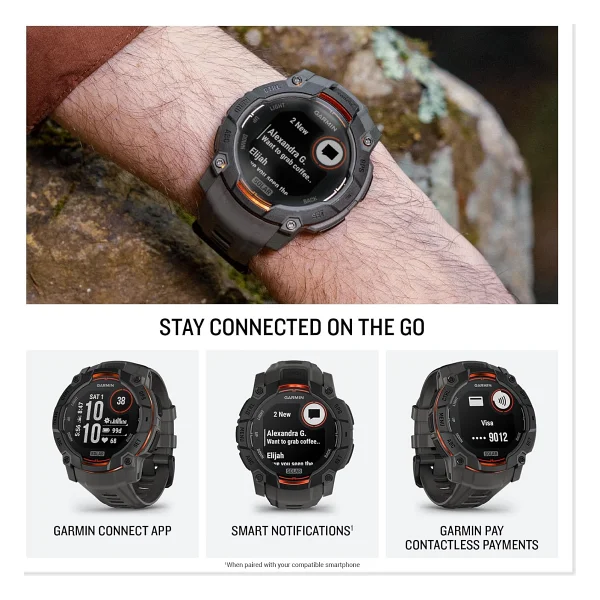 Garmin Instinct 3 50mm Solar Akıllı Saat - Görsel 4