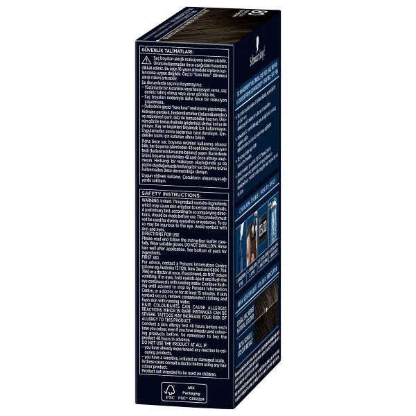 Men Perfect 80 Kahve Siyah Erkek Saç Boyası - Görsel 5