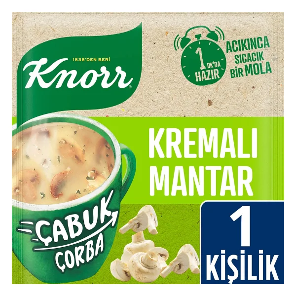 Knorr Kremalı Mantar 19 gr Çabuk Çorba - Görsel 6
