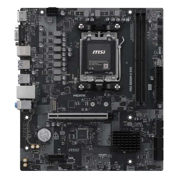Msı Pro B850m-E Evo AMD Am5 DDR5 Micro Atx Anakart - Görsel 4
